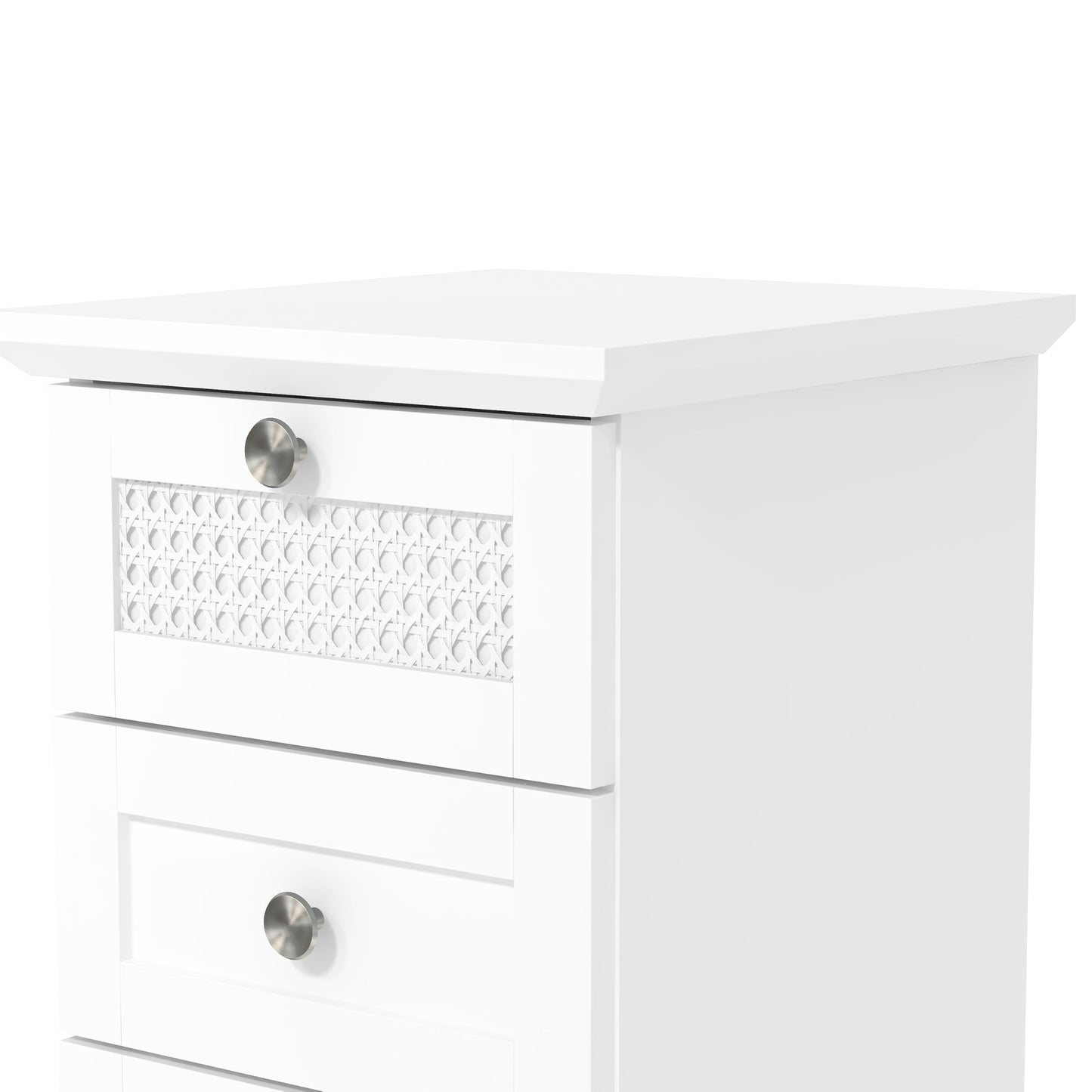 Galano Catalina 3 Drawer Bedside - Rattan Cabinet with Drawers - Organizers and Storage for Bedroom – Console for Entryway - Hallway or Living Room