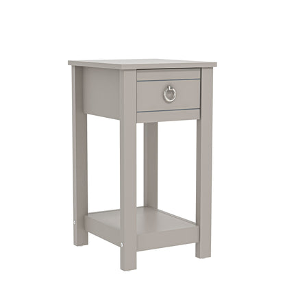 Galano Laurel Bedside Table, Stylish and Slim Side Table, Organizers and Storage Cabinet for Hallway, Entryway or Bedroom (Light Green)