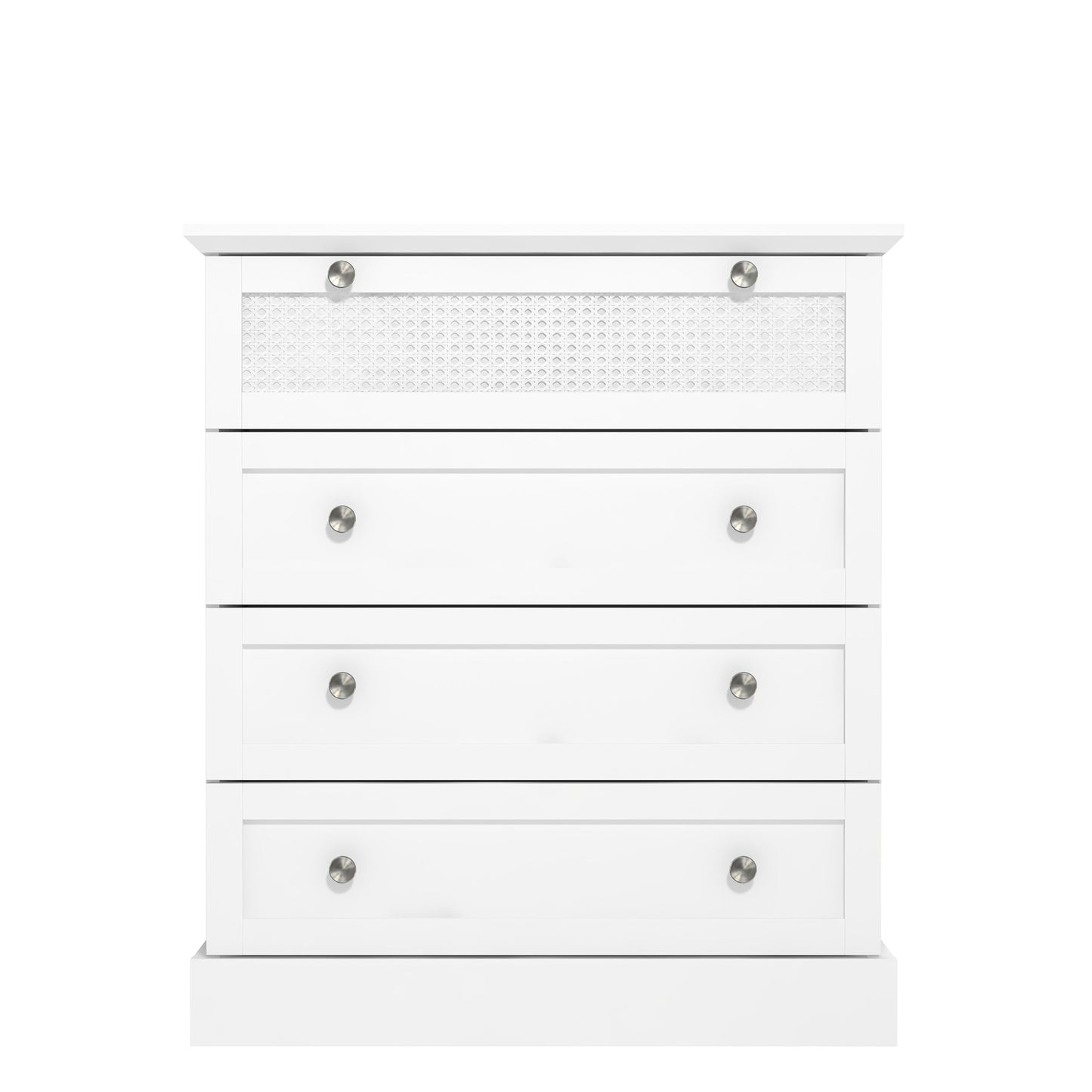 Galano Catalina 4 Drawer Chest - Rattan Tall Drawer Chest with Storage for Bedroom - Chest of Drawers for Clothes - Organizers and Storage Cabinet for Hallway - Entryway or Living Room