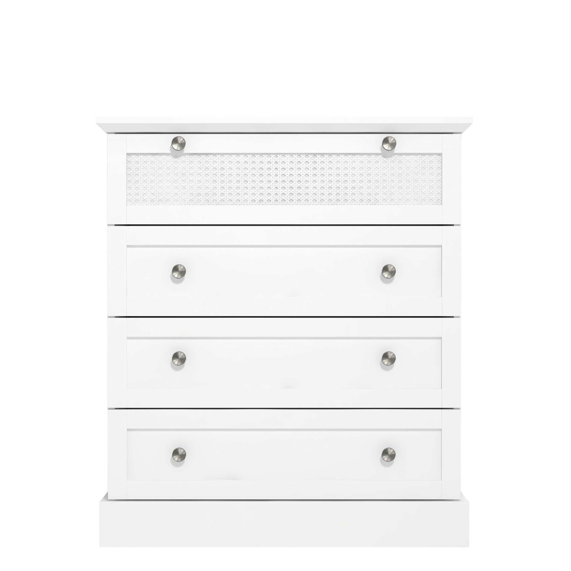 Galano Catalina 4 Drawer Chest - Rattan Tall Drawer Chest with Storage for Bedroom - Chest of Drawers for Clothes - Organizers and Storage Cabinet for Hallway - Entryway or Living Room