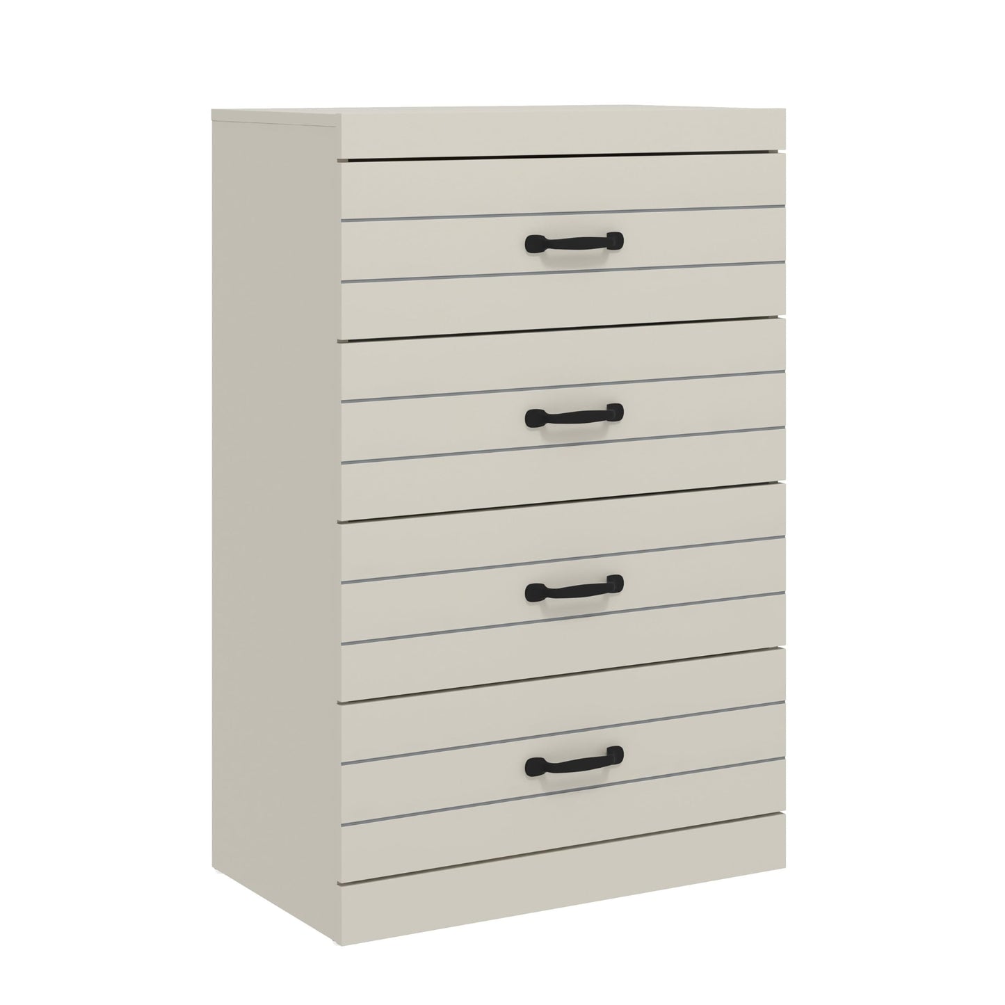 Galano Allington 4 Drawer Chest - Tall Drawer Chest with Storage for Bedroom - Chest of Drawers for Clothes - Storage Cabinet for Hallway, Entryway - Light Grey