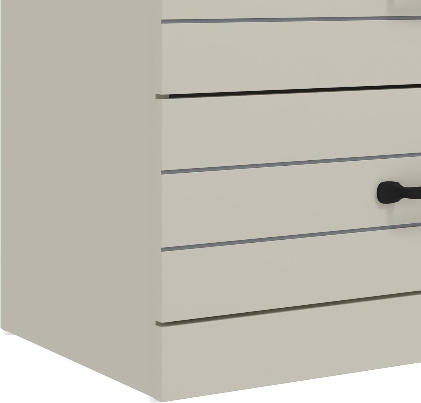 Galano Allington 4 Drawer Chest - Tall Drawer Chest with Storage for Bedroom - Chest of Drawers for Clothes - Storage Cabinet for Hallway, Entryway - Light Grey