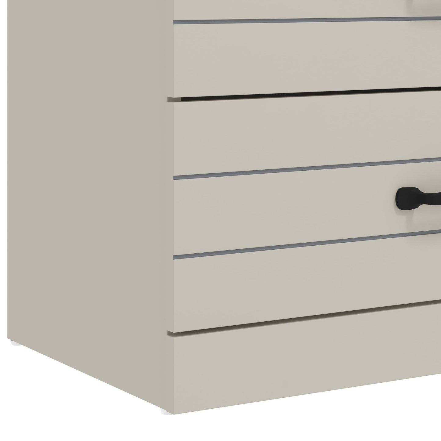 Galano Allington 4 Drawer Chest - Tall Drawer Chest with Storage for Bedroom - Chest of Drawers for Clothes - Storage Cabinet for Hallway, Entryway - Light Grey