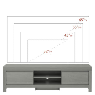 Galano Cubbot Wide TV Unit - Entertainment Centre for up to 55