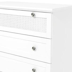 Galano Catalina 4 Drawer Chest - Rattan Tall Drawer Chest with Storage for Bedroom - Chest of Drawers for Clothes - Organizers and Storage Cabinet for Hallway - Entryway or Living Room