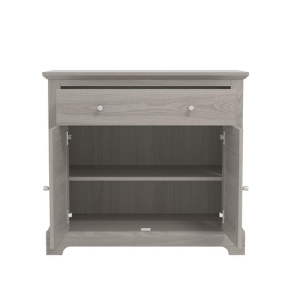 Galano Milan 3 Door 2 Drawer Sideboard - Cabinet Storage Organizer for Your Home - Storage Sideboard - Adjustable Shelves - Warm Grey Oak