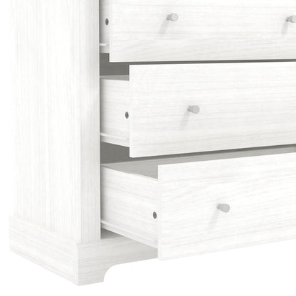 Galano Milan 4 Drawer Chest - Chest of Drawer with Storage for Bedroom - Organizers and Storage Cabinet for Hallway - Entryway or Living Room (Light Grey/Oak)