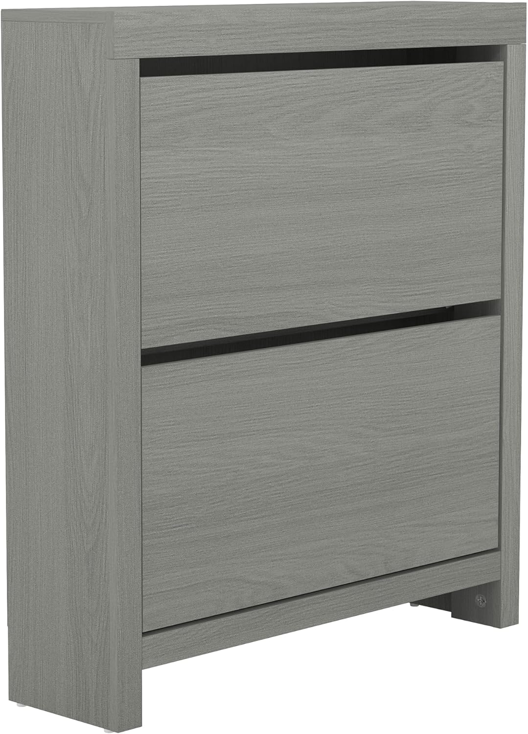 Galano Cubbot Shoe Cabinet – 2 Door Shoe Storage Cabinet – Shoe Racks Storage and Shoe Organiser for Hallway - Engineered Wood - 21.7 x 79.2 x 90.2cm - Dark Grey Oak