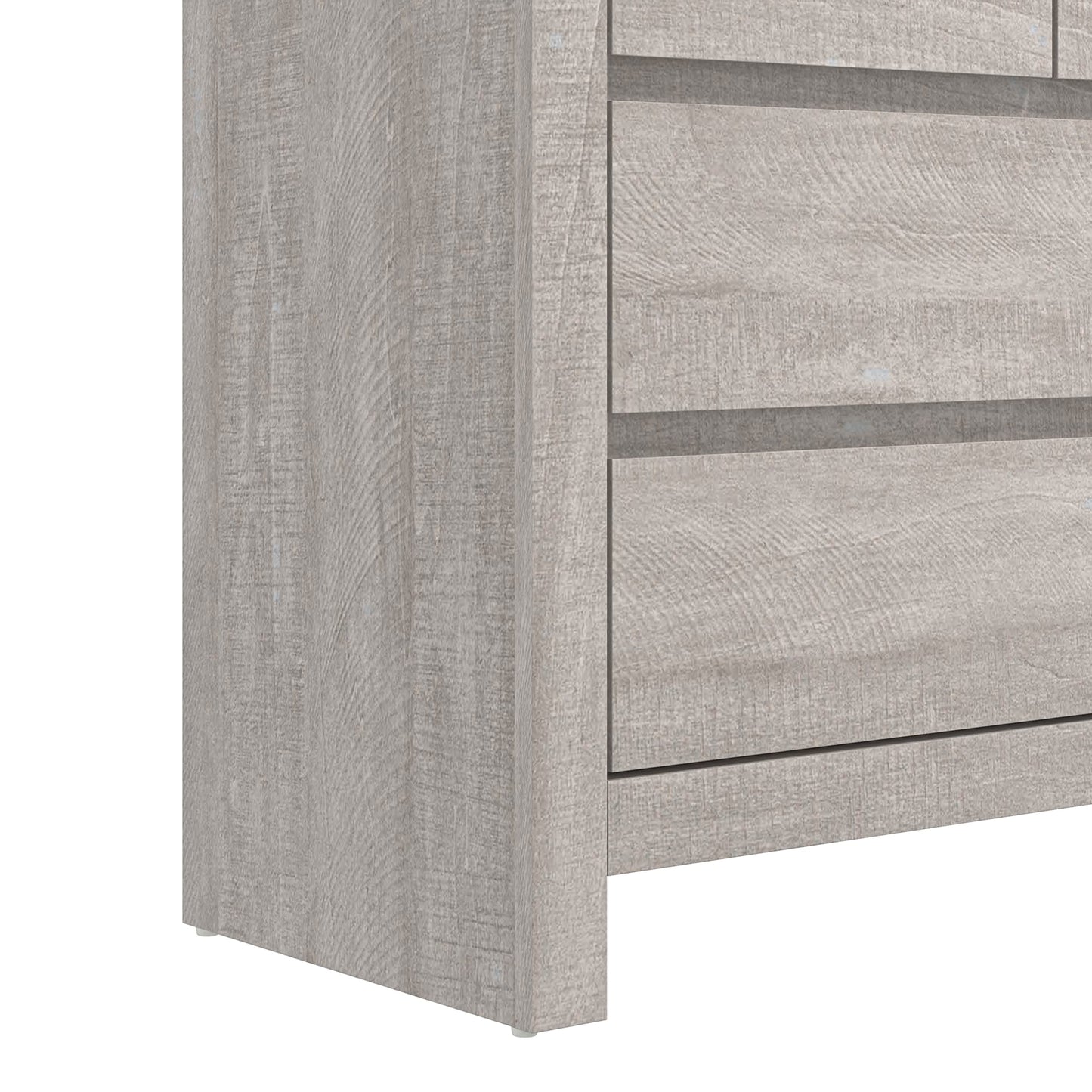 Galano Cubbot Dresser - 4 Drawer Chest – Tall Chest of Drawers for Bedroom - Closet Organizers and Clothes Storage - Chest of Drawers for Bedroom, Living Room, Entryway, Hallway - Dusty Grey Oak