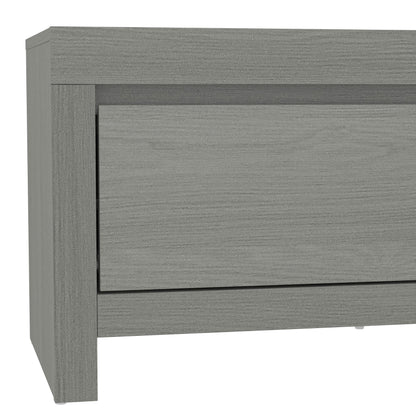 Galano Cubbot Wide TV Unit - Entertainment Centre for up to 55" TV - TV Unit with 2 Drawers with Centre Shelf - TV Stand Cabinet for Living Room - Dark Grey