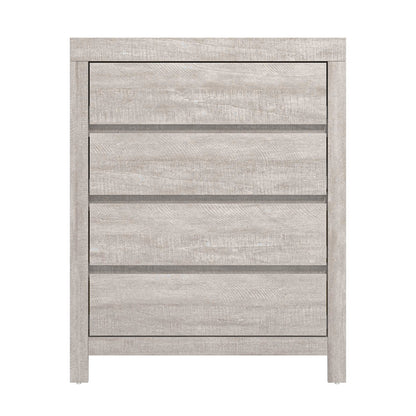 Galano Cubbot Dresser - 4 Drawer Chest – Tall Chest of Drawers for Bedroom - Closet Organizers and Clothes Storage - Chest of Drawers for Bedroom, Living Room, Entryway, Hallway - Dusty Grey Oak