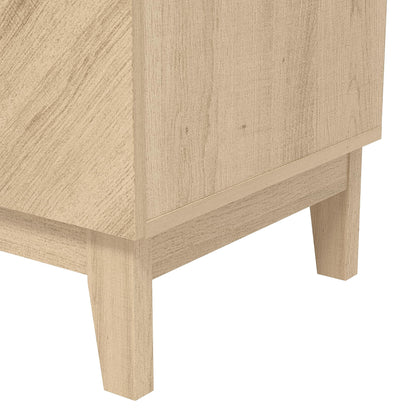 Galano Hanwell 2 Door 2 Drawer Sideboard - Cabinet Storage Organizer for Your Home - Storage Sideboard - Adjustable Shelves (Oslo Oak)