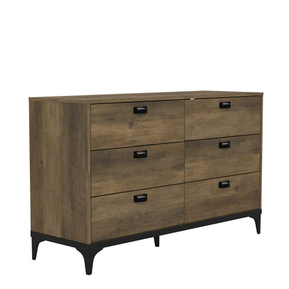 Galano Lawrence 2 Drawer Bedside Table - Bedside Dresser for Bedroom - Organizers and Storage Cabinet for Hallway, Entryway, Living Room, (Knotty Oak)