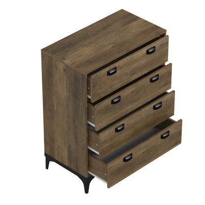 Galano Lawrence 2 Drawer Bedside Table - Bedside Dresser for Bedroom - Organizers and Storage Cabinet for Hallway, Entryway, Living Room, (Knotty Oak)