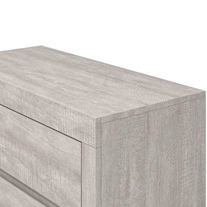 Galano Cubbot Dresser - 4 Drawer Chest – Tall Chest of Drawers for Bedroom - Closet Organizers and Clothes Storage - Chest of Drawers for Bedroom, Living Room, Entryway, Hallway - Dusty Grey Oak