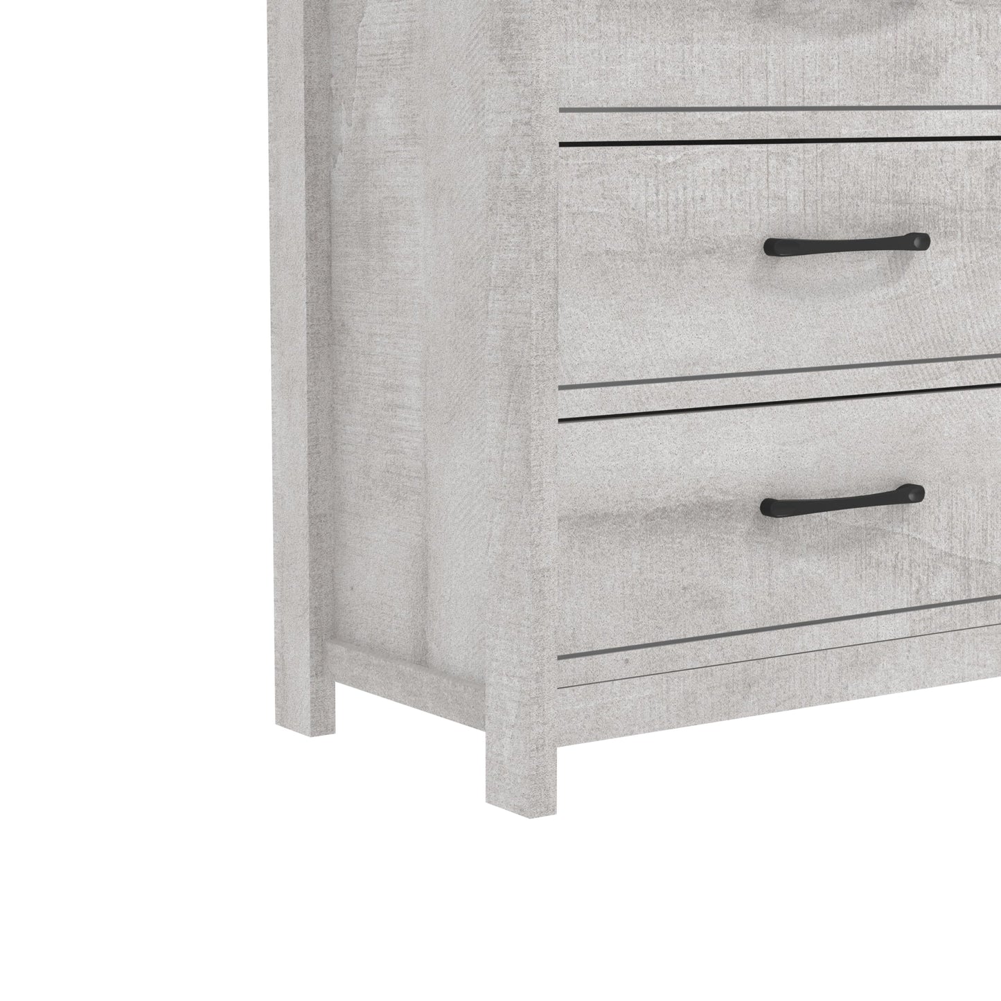 Galano Kellie Wooden 6 Drawer Dresser for Bedroom with Interlock, Modern Storage Chest Dresser for Nursery and Children, Wide Closer Organizer for Kids, 15.8" D x 47.2" W x 31.0" H, Dusty Grey Oak