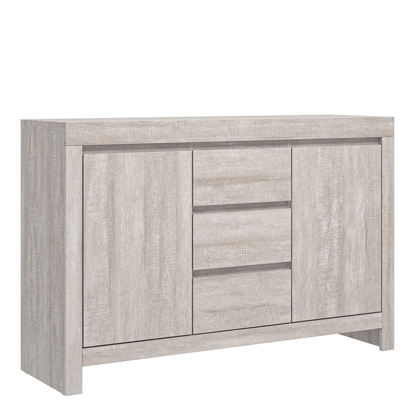 Galano Cubbot Sideboard mit 2 Türen und 3 Schubladen – Aufbewahrungsschrank mit 2 Türen und Schubladen – freistehender Schrank für Wohnzimmer &amp; Flur – 35,3 x 116 x 76,5 cm