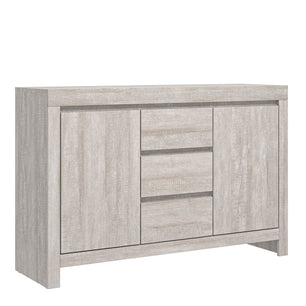 Galano Cubbot 2 Door 3 Drawer Sideboard - Storage Cabinet with 2 Doors and Drawers - Freestanding Cabinet for Living Room & Hallway - 35.3 x 116 x 76.5 cm