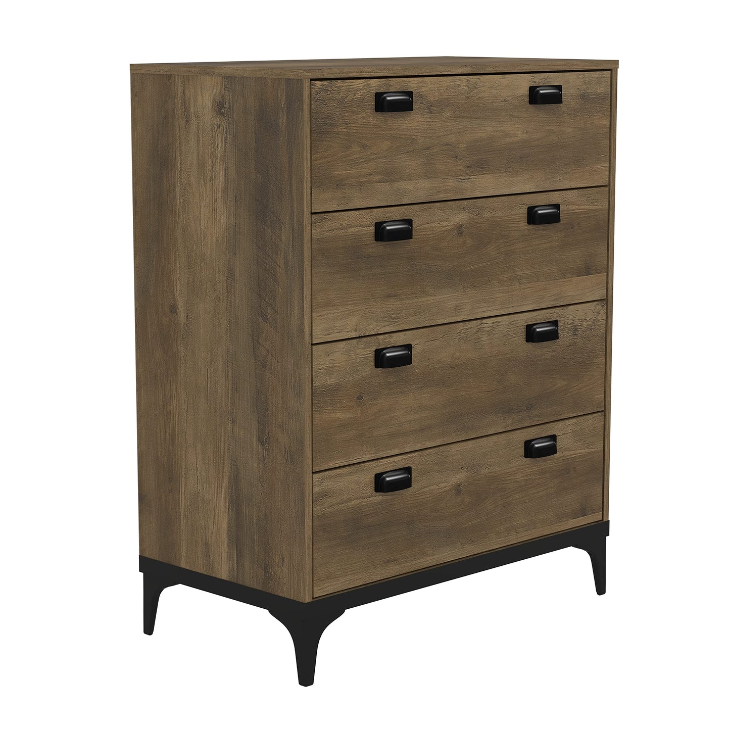 Galano Lawrence 2 Drawer Bedside Table - Bedside Dresser for Bedroom - Organizers and Storage Cabinet for Hallway, Entryway, Living Room, (Knotty Oak)