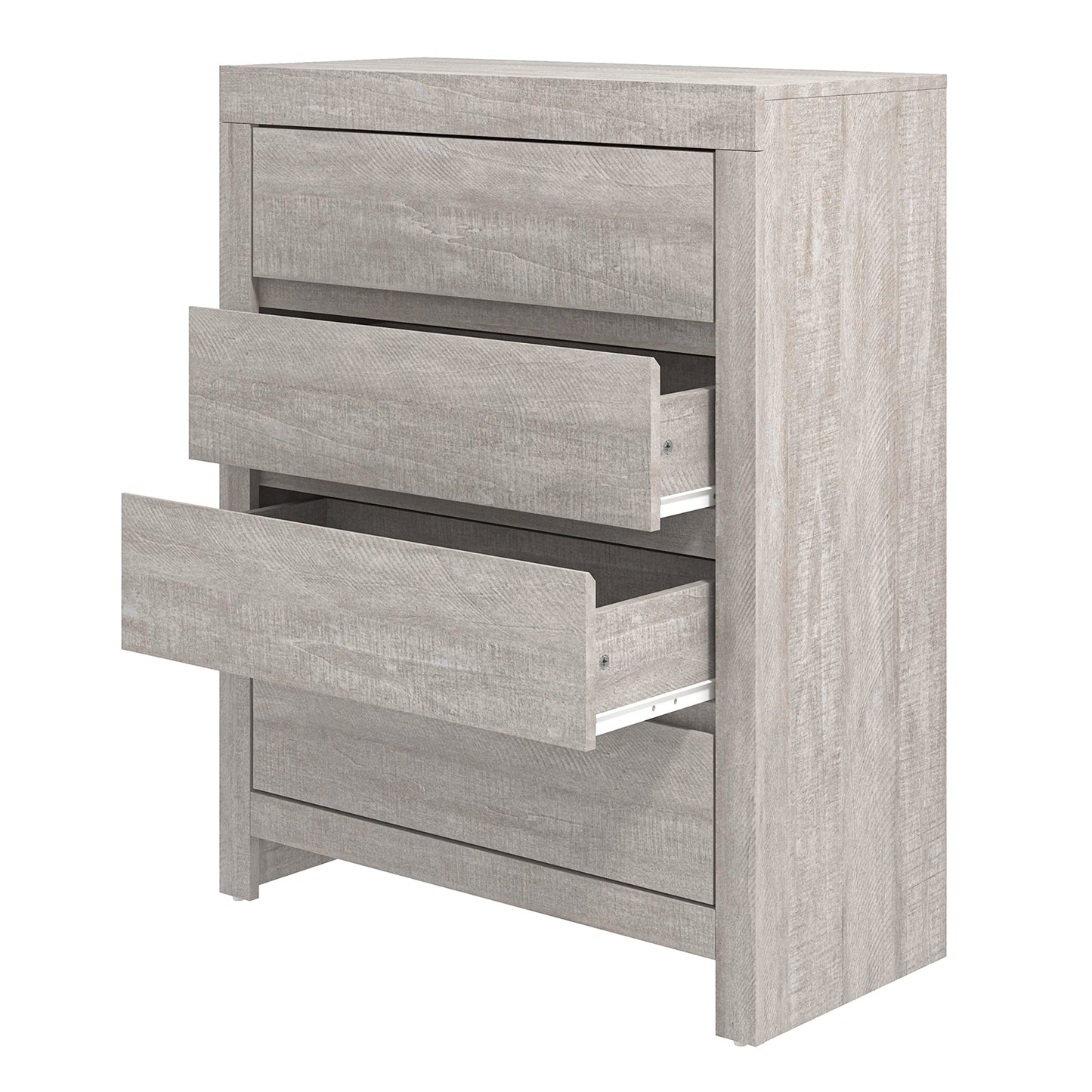 Galano Cubbot Dresser - 4 Drawer Chest – Tall Chest of Drawers for Bedroom - Closet Organizers and Clothes Storage - Chest of Drawers for Bedroom, Living Room, Entryway, Hallway - Dusty Grey Oak