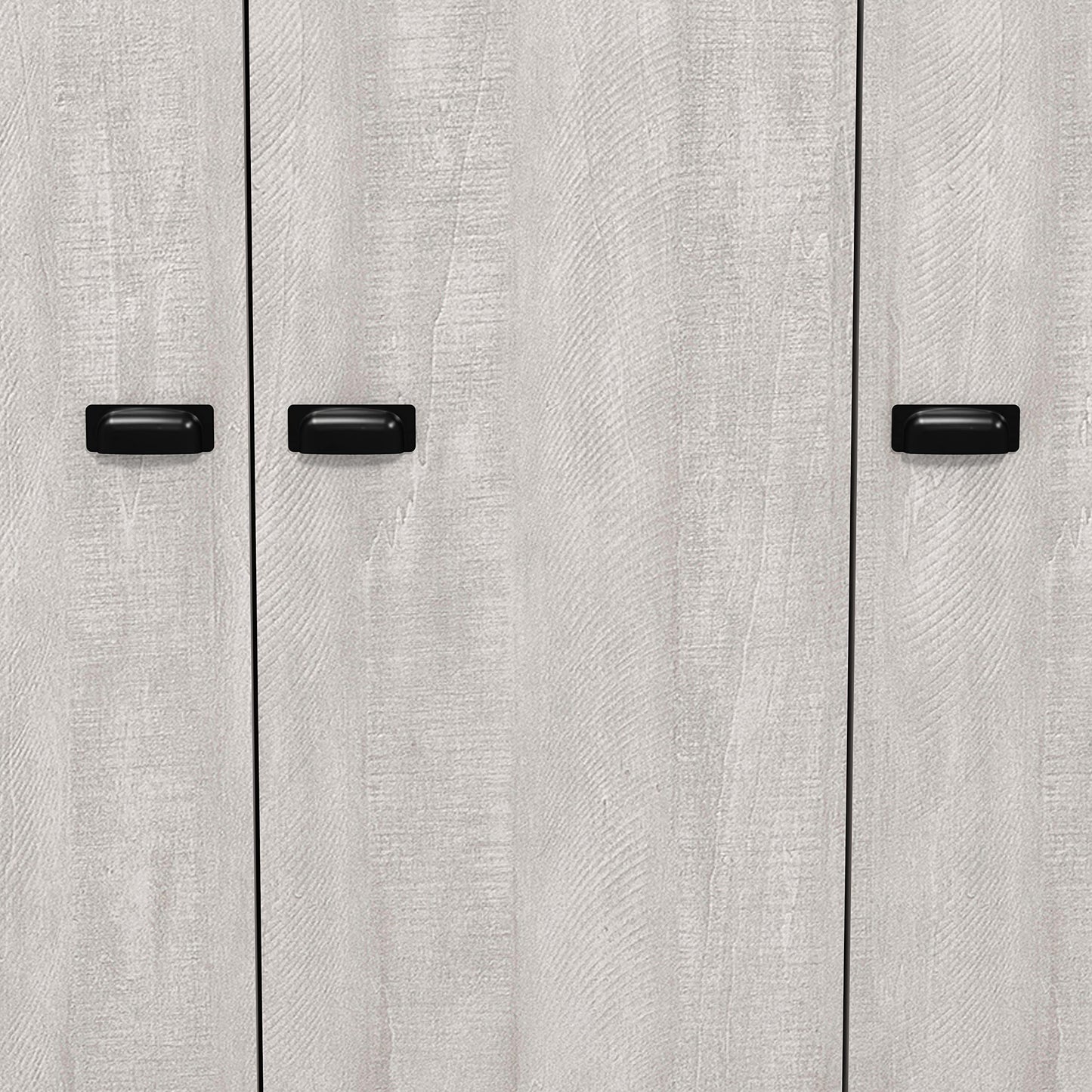 Galano Lawrence 3 Door Wardrobe - Stylish & Sturdy 3 Door Wardrobe - Bedroom Furniture Unit with Hanging Rail Storage - ‎W116.6 x D51.3 x H180.5 cm - Dusty Grey Oak