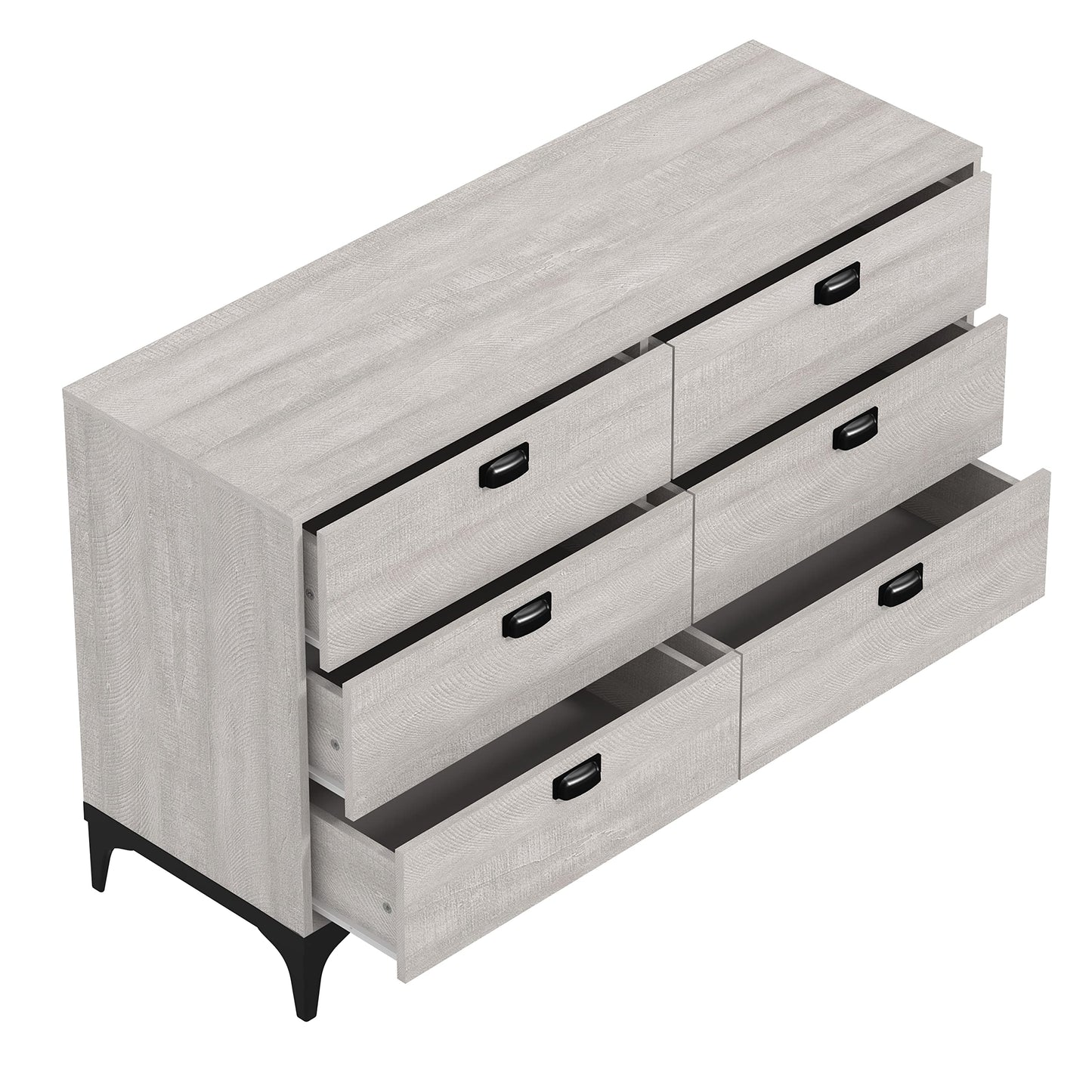 Galano Lawrence 2 Drawer Bedside Table - Bedside Dresser for Bedroom - Organizers and Storage Cabinet for Hallway, Entryway, Living Room, (Knotty Oak)