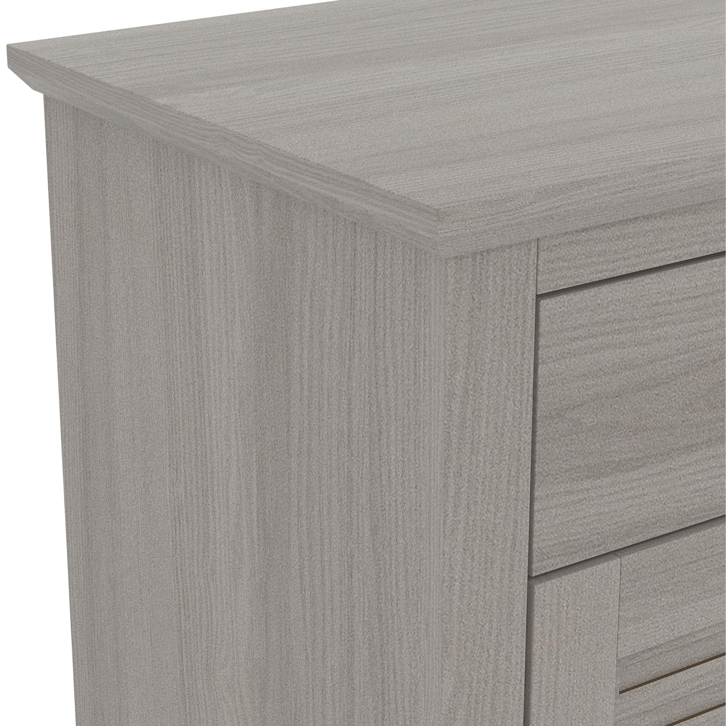 Galano Milan 3 Door 2 Drawer Sideboard - Cabinet Storage Organizer for Your Home - Storage Sideboard - Adjustable Shelves - Warm Grey Oak