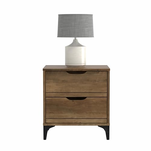 Galano Lilay Nightstand - Nightstand with Drawer - Nightstand Lamp - End Table - Side Table - Bedside Table - Drawer Glides - Engineered Wood - Easy Assembly - Knotty Oak