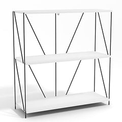 Galano Ezbo 3-Tier Wide Shelf - Entrance Table with Storage Shelves - Narrow 3-Tier Sofa Table - Foyer Table for Entryway - Modern Design Storage Cabinet for Hallway, Living Room, Kitchen