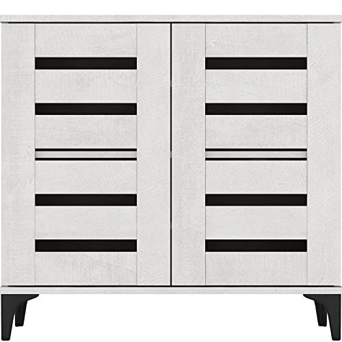 Galano Lashon Shoe Cabinet with Shelves, Shoe Rack for Entryway, Shoe Organizer Cabinet, Easy Assembly, Adjustable Shelves, Engineered Wood, Dusty Grey Oak