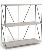 Galano Ezbo 3-Tier Wide Shelf - Entrance Table with Storage Shelves - Narrow 3-Tier Sofa Table - Foyer Table for Entryway - Modern Design Storage Cabinet for Hallway, Living Room, Kitchen - Galano Furniture