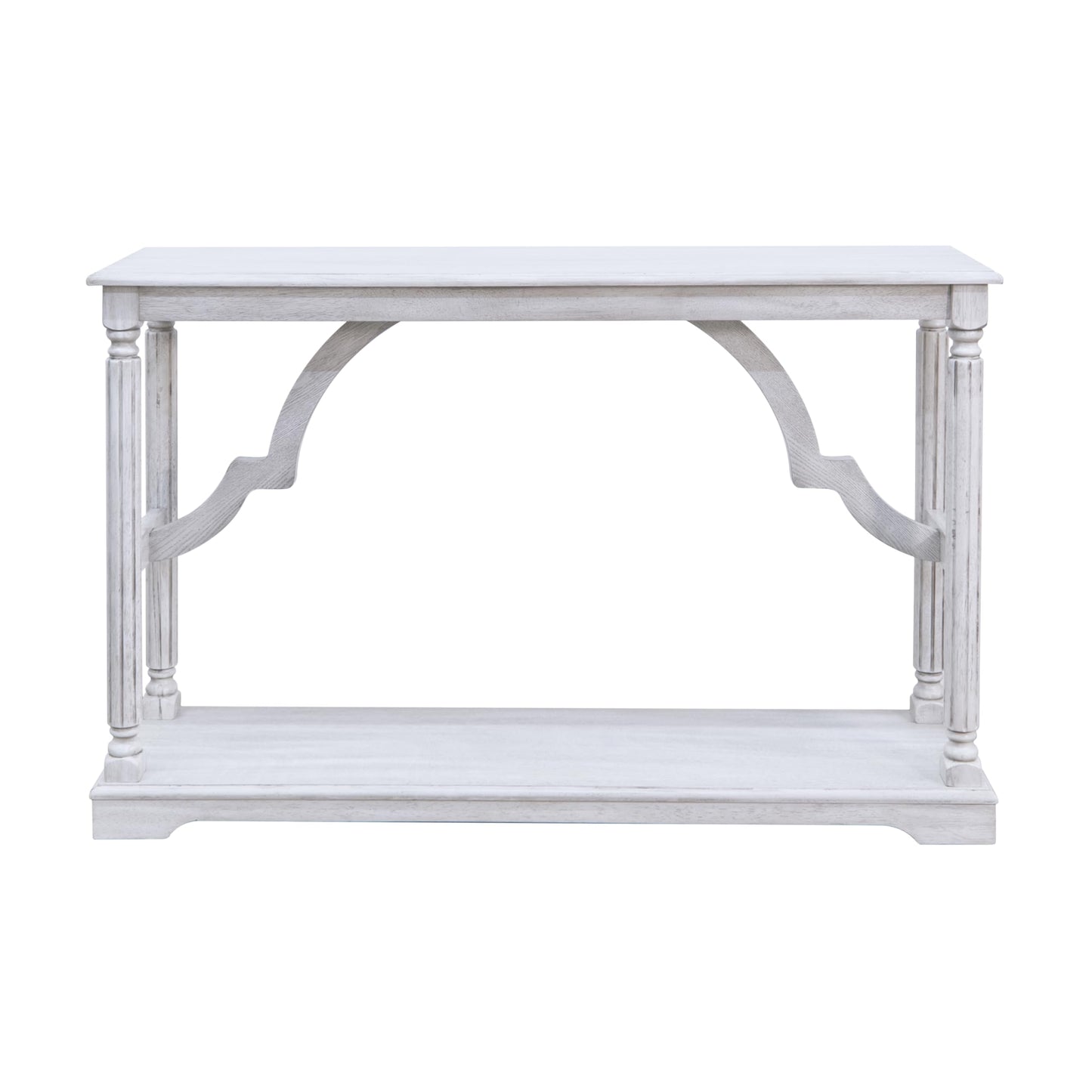 Galano Delroy Console Table, Small Entryway Table, Thin Sofa Table, Side Table, Display Table, for Hallway, Bedroom, Living Room, Foyer, 45.94" D x 11.81" W x 29.29" H, Antique White