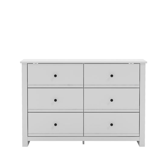 Galano Genoa 5 Drawer Dresser - Dressers & Chest of Drawers - Dresser for Bedroom - Bedroom Furniture - Tall Dresser - Storage Drawers Organizers - Easy Assembly - White