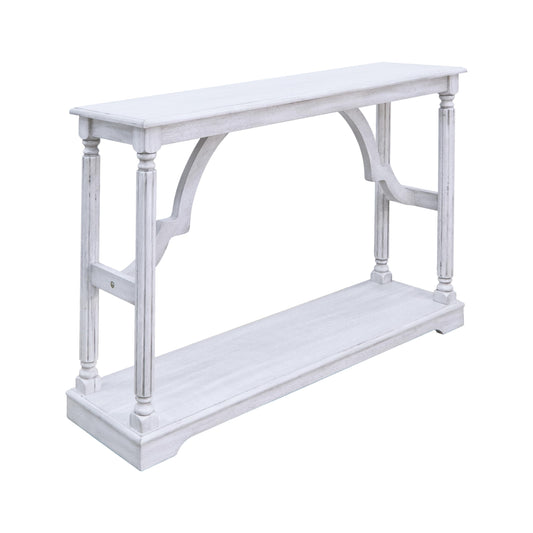 Galano Delroy Console Table, Small Entryway Table, Thin Sofa Table, Side Table, Display Table, for Hallway, Bedroom, Living Room, Foyer, 45.94" D x 11.81" W x 29.29" H, Antique White