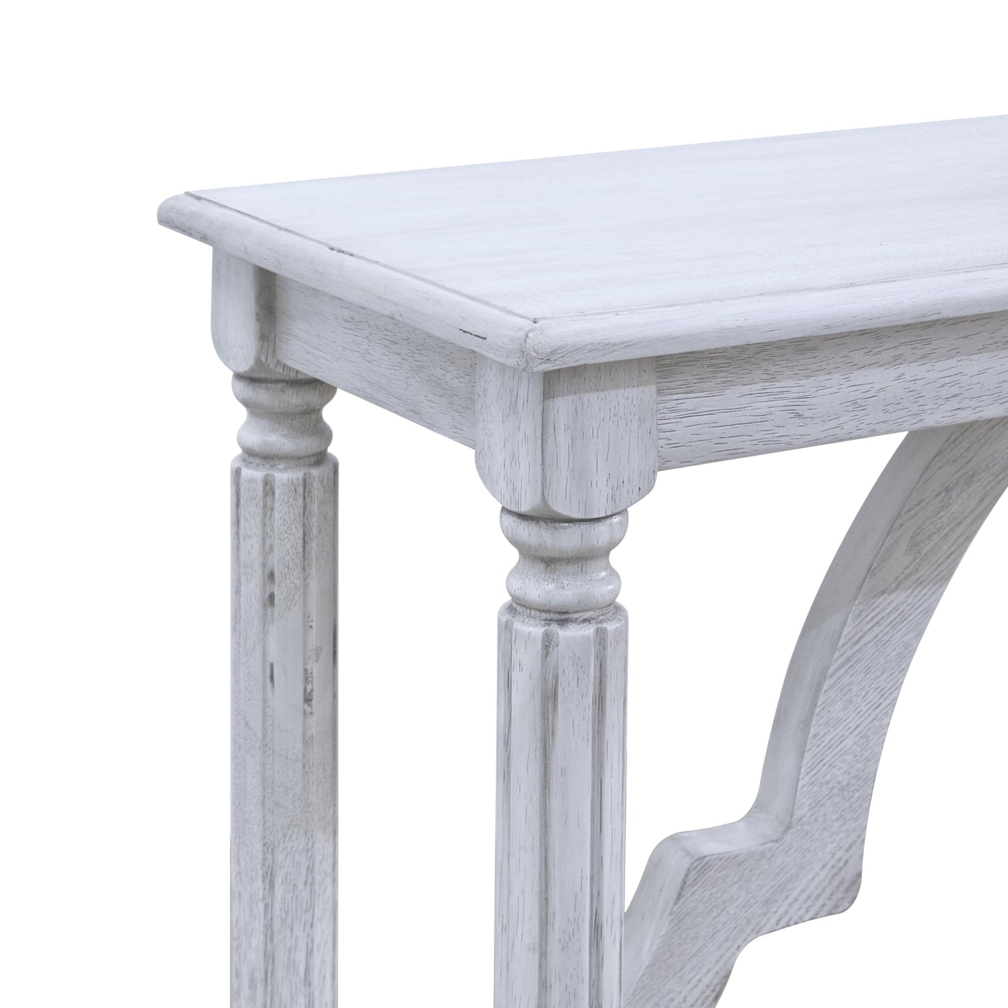 Galano Delroy Console Table, Small Entryway Table, Thin Sofa Table, Side Table, Display Table, for Hallway, Bedroom, Living Room, Foyer, 45.94" D x 11.81" W x 29.29" H, Antique White