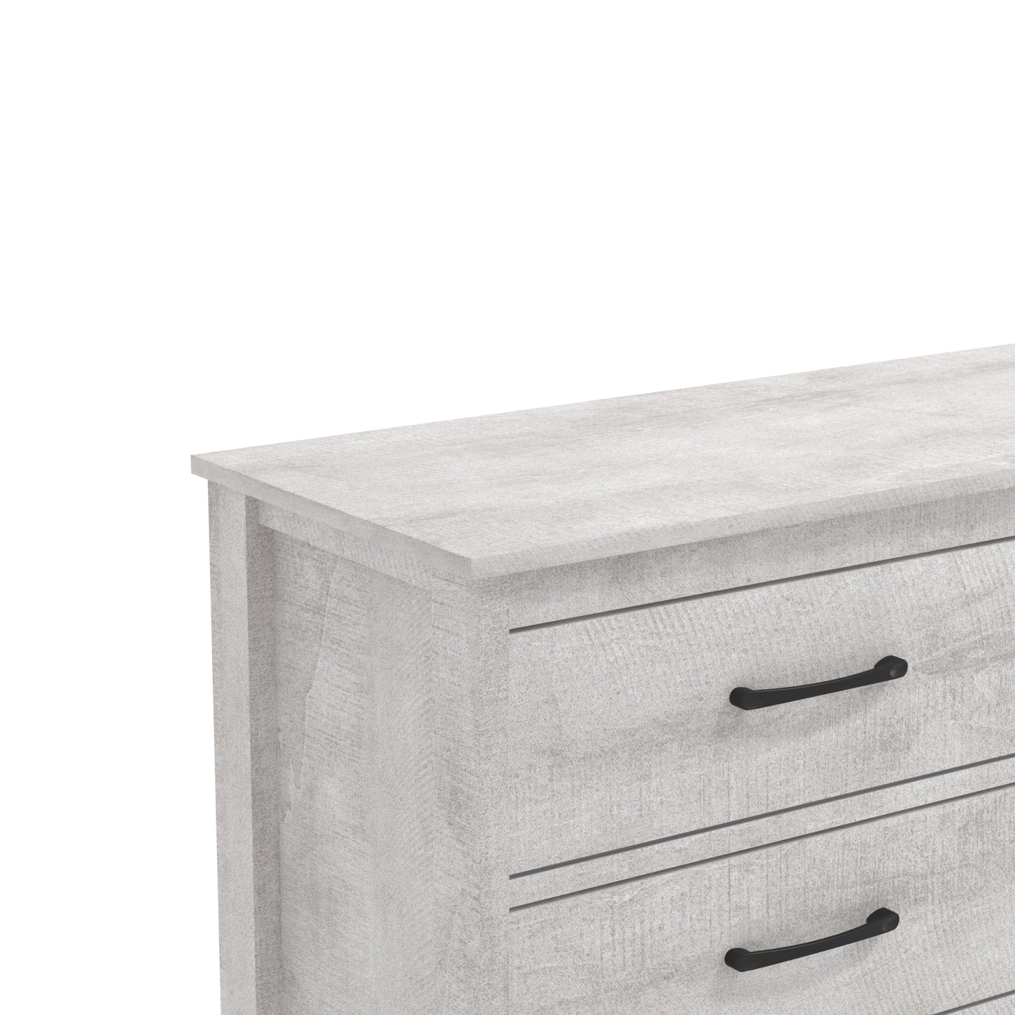 Galano Kellie 6 Drawer Dresser Wide Dressers for Bedroom 6 Deep Drawers for Closet Organizer Tool-Less Ultra Fast Assembly with Interlock Drawer Feature Dusty Grey Oak